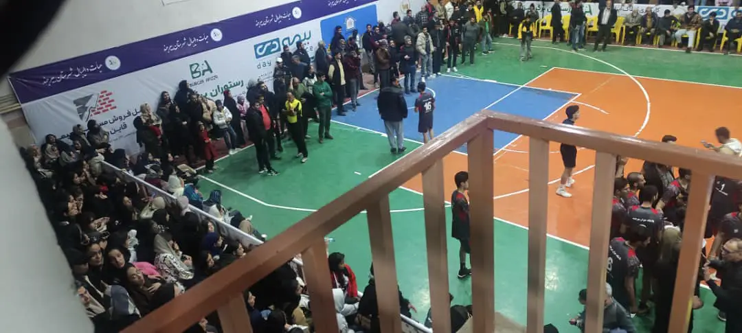تصاویری از مراسم بزرگداشت منوچهر شمشیری در دی ماه 1404 در شهرستان بیرجند در خلل مسابقات والیبال